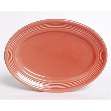 9.75 In. X 6.5 In. Concentrix Oval Platter - Cinnebar - 2 Dozen